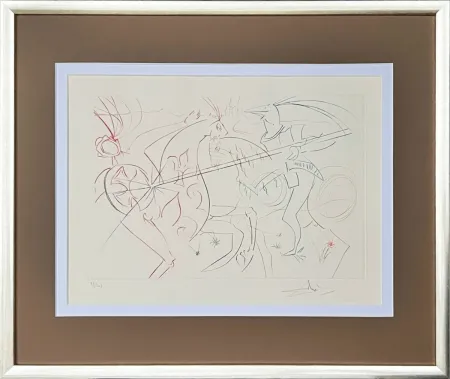 Drypoint Dali - The Sad Garde