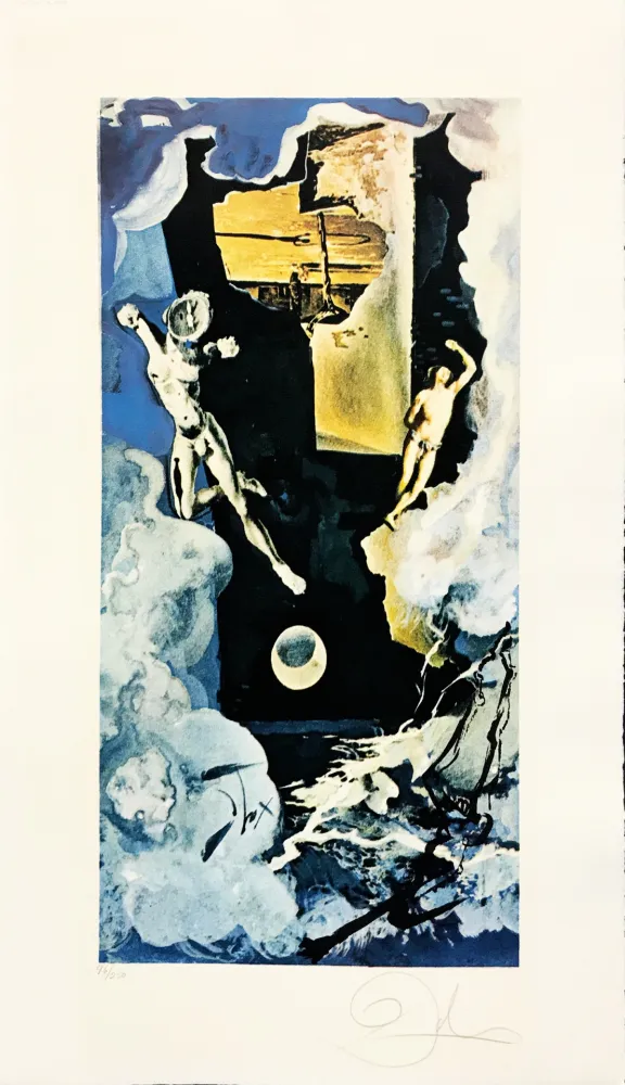 Lithograph Dali - THE TOWER