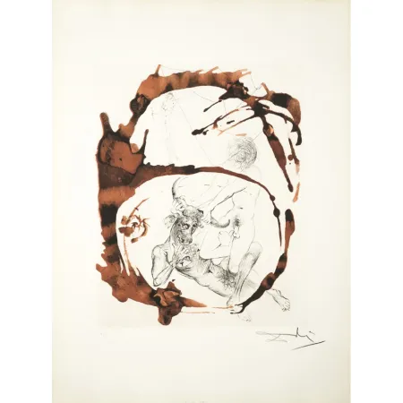 Drypoint Dali - Theseus