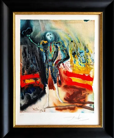 Lithograph Dali - Tribute to Escamillo