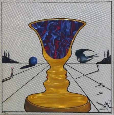 Lithograph Dali - Tristan & Isolde