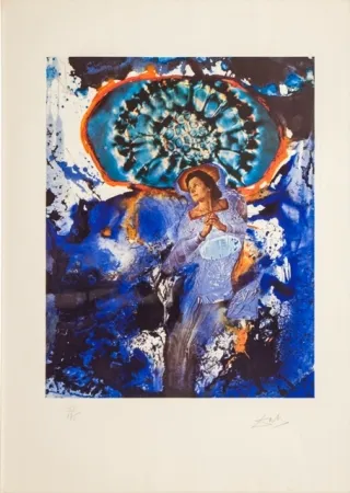 Lithograph Dali -  Ultra - Surrealistic Corpuscular Galutska