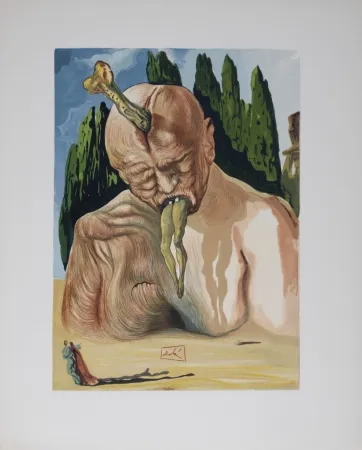 Lithograph Dali - Un Diable logicien