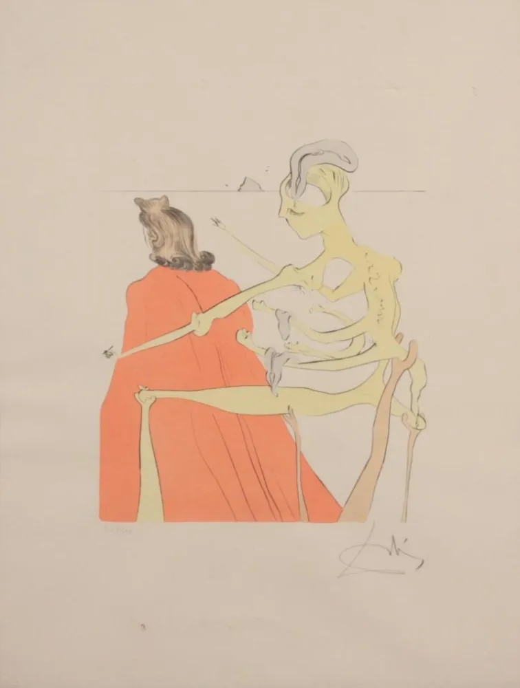 Lithograph Dali - UNTITLED