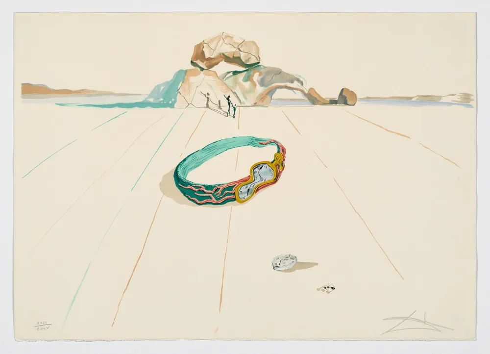 Lithograph Dali - Untitled