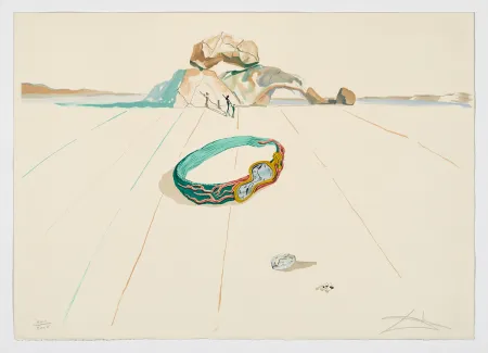 Lithograph Dali - Untitled
