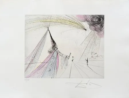 Drypoint Dali - Urania