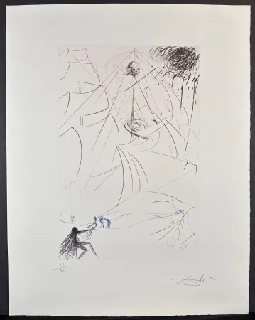 Etching Dali - Vaisseau Fantome