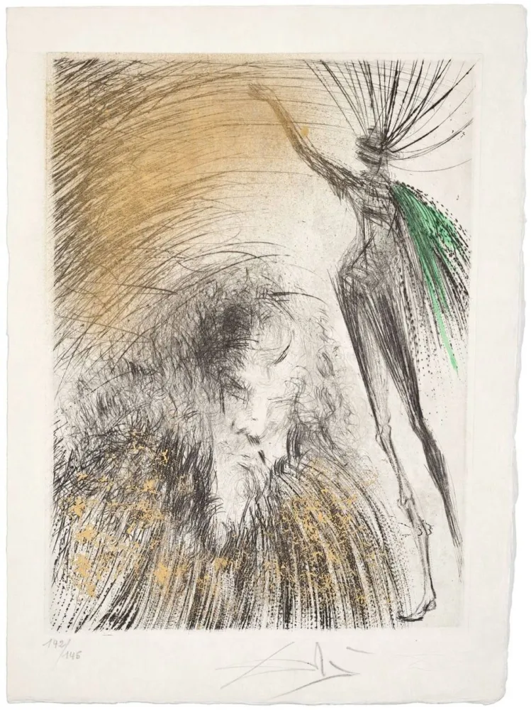Drypoint Dali - Vieux Faust (Old Faust)