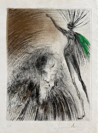 Drypoint Dali - Vieux Faust (Old Faust)