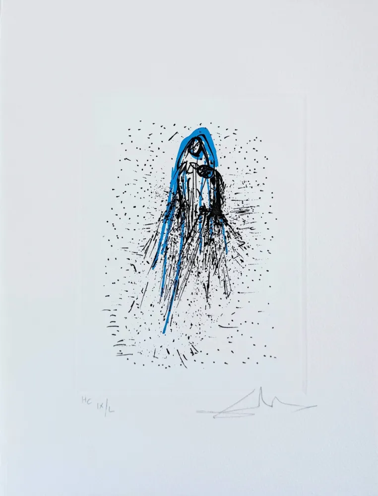 Engraving Dali - Virgo