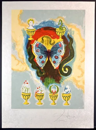 Lithograph Dali - Wealth Health Fame and Love