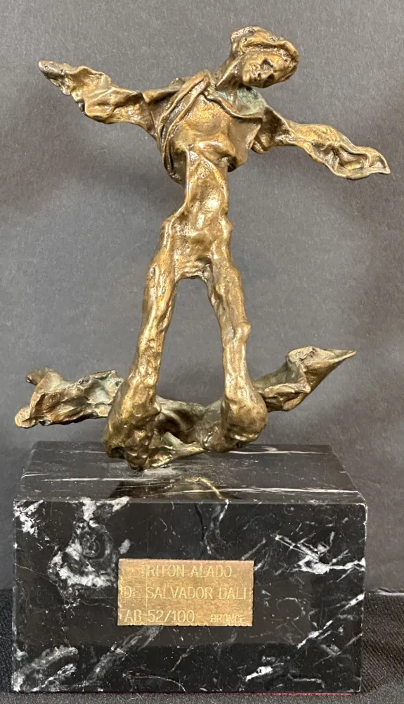 Multiple Dali - Winged Triton (Triton Alado) Bronze Sculpture