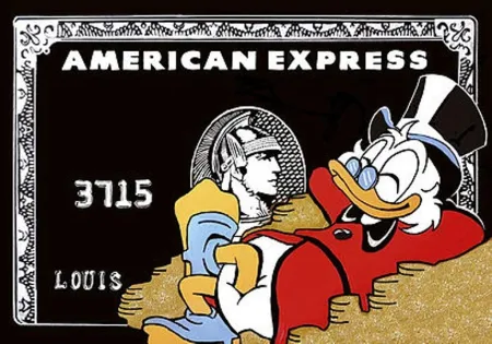 Screenprint Darbon - SCROOGE x BLACK AMEX