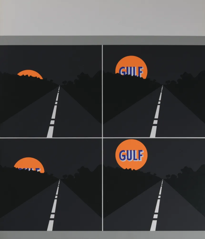 Screenprint D'arcangelo - Abstract composition, 1971