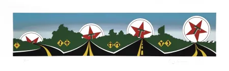 Screenprint D'arcangelo - MORNING STAR (TEXACO)