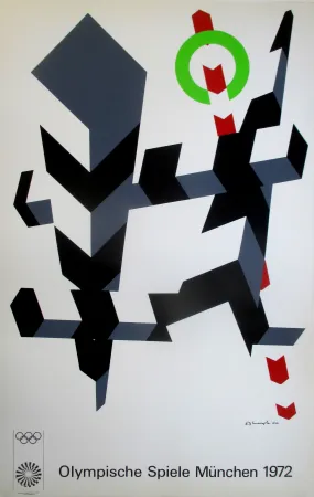 Screenprint D'arcangelo - OL 1972 - original colour silkscreen