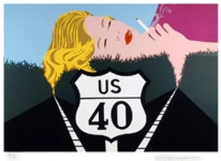 Screenprint D'arcangelo - Smoke Dreams