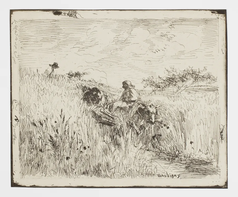 No Technical Daubigny - Sentier dans les Blés (The Path in the Wheatfield)