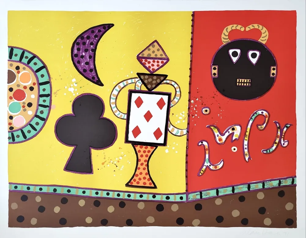 Lithograph Davie - Guli Wall