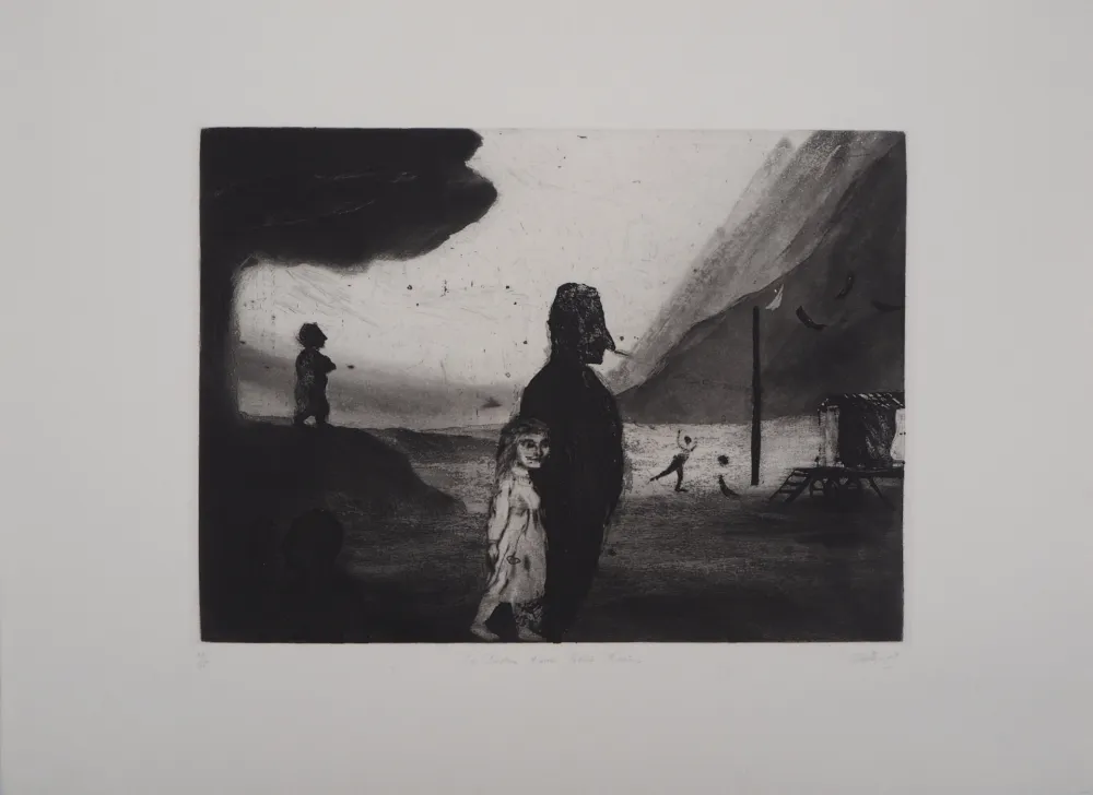 Etching Davies - Du destin d'une petite foraine