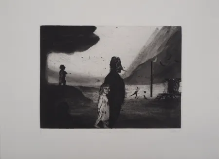 Etching Davies - Du destin d'une petite foraine