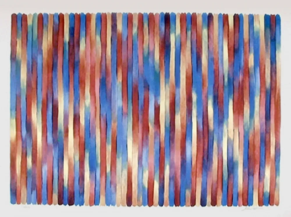 Lithograph Davis - Banjo