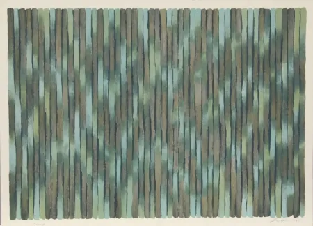 Lithograph Davis - Ferris Wheel