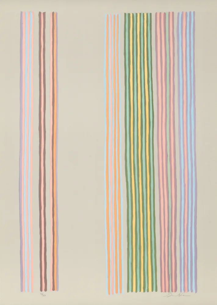 Screenprint Davis - Royal Curtain