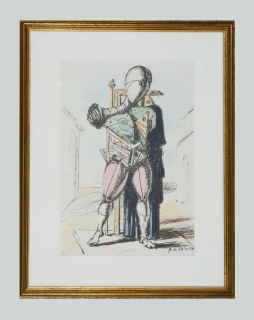 Lithograph De Chirico - Manichino