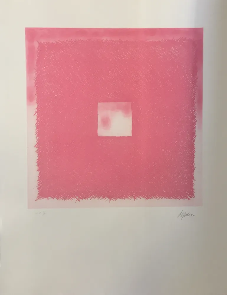 Etching And Aquatint De Juan - Cuadrado rosa