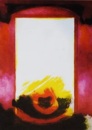 Etching And Aquatint De Juan - Puerta morada