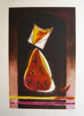 Etching And Aquatint De Juan - Retrato de Luisito en forma de pera