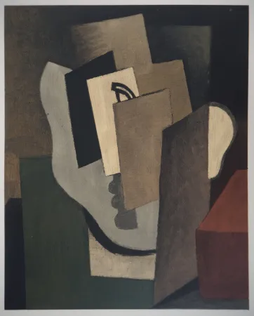 Lithograph De La Fresnaye - Composition cubiste