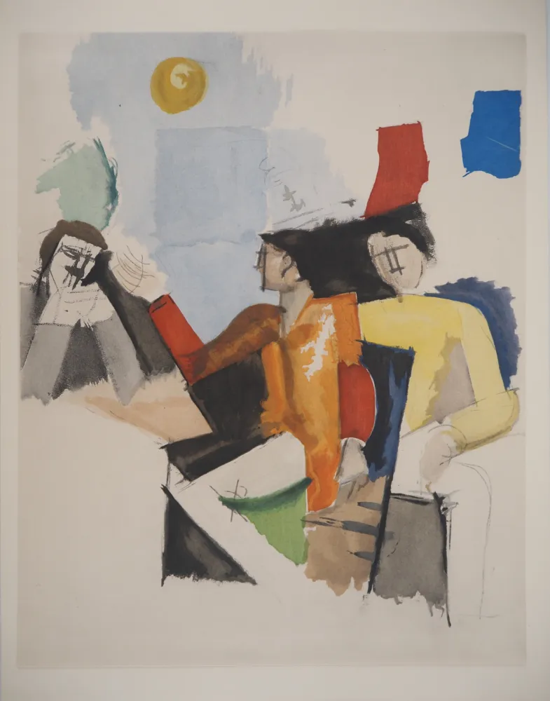 Lithograph De La Fresnaye - Etude pour La conquête de l'air