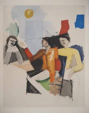 Lithograph De La Fresnaye - Etude pour La conquête de l'air