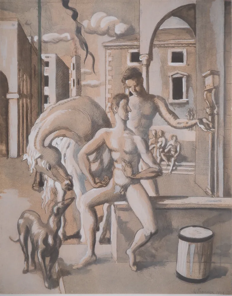 Lithograph De La Fresnaye - Nouvelle mythologie, le temps des héros