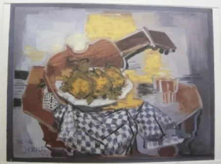 Lithograph De La Serna - Nature morte