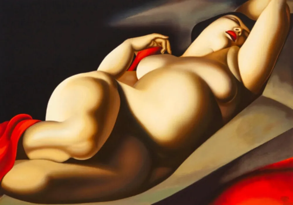 Screenprint De Lempicka - La Belle Rafaela