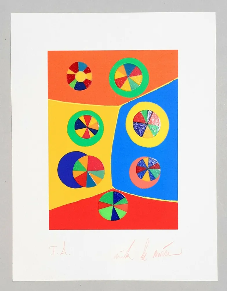 Screenprint De Maria - Senza titolo