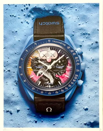 Numeric Print De Noé - Swatch Blue Kaws