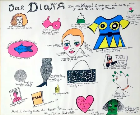 Screenprint De Saint Phalle - Dear Diana 