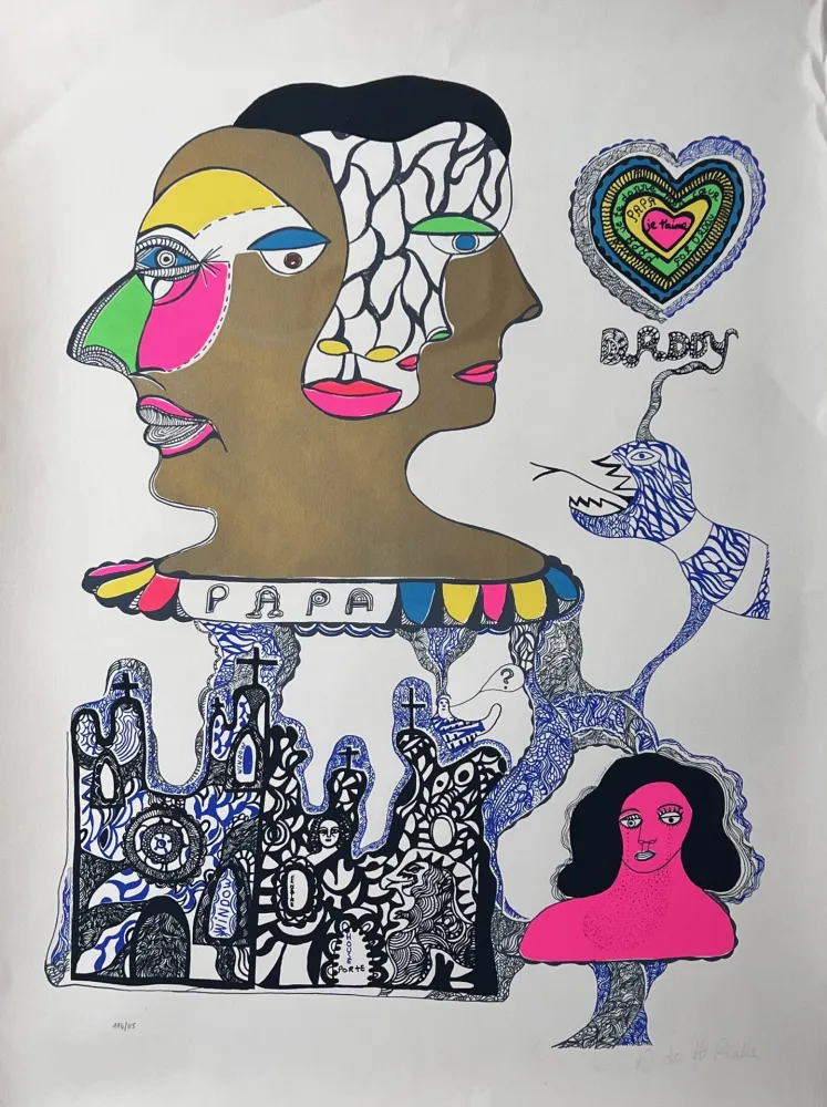 Screenprint De Saint Phalle - Nana Power 