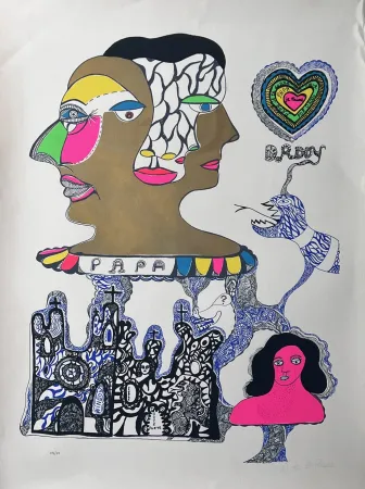 Screenprint De Saint Phalle - Nana Power 