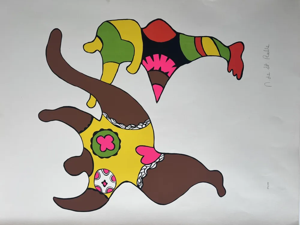 Screenprint De Saint Phalle - Nana power 