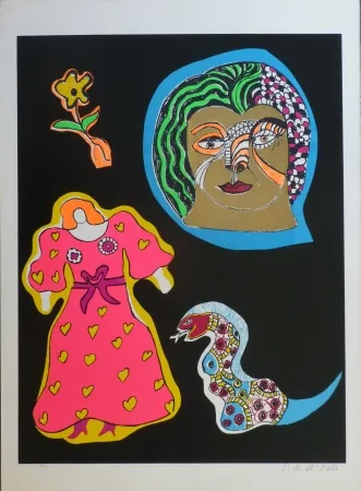 Screenprint De Saint Phalle - NANA POWER