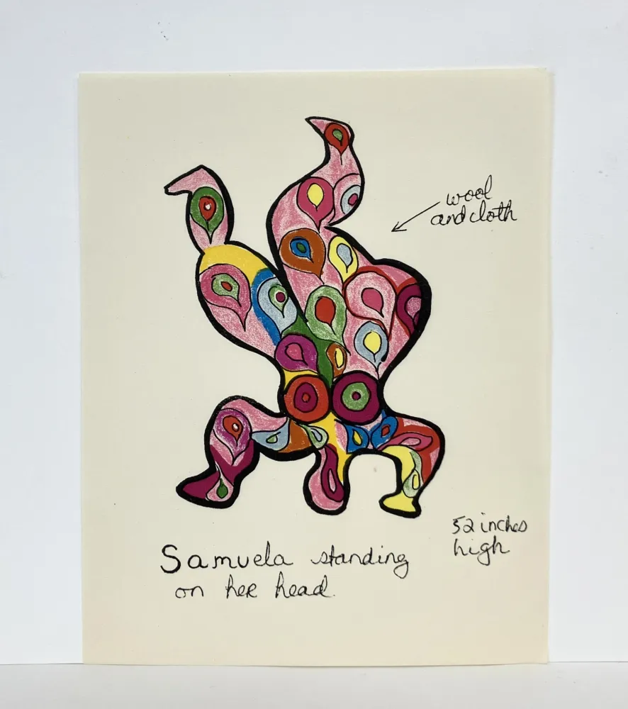 Lithograph De Saint Phalle - Samuela. 1966
