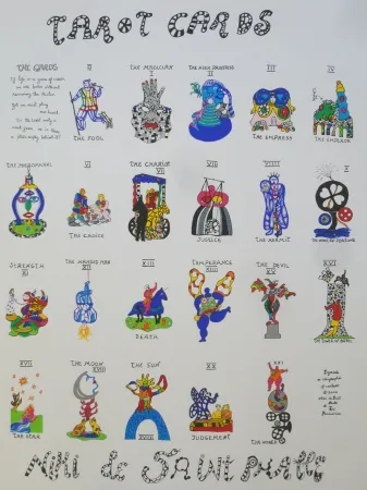 Screenprint De Saint Phalle - TAROTS CARDS