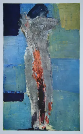 Lithograph De Stael - Nu debout