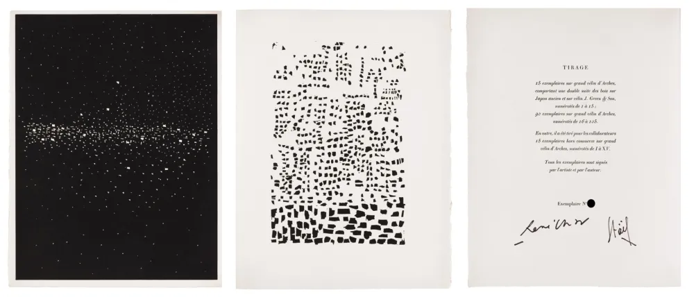 Illustrated Book De Stael - René Char. POÈMES. 14 bois originaux à pleine page (1952)